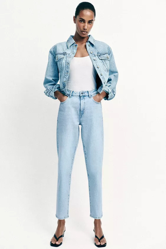 JEANS Z1975 MOM FIT MIT HOHEM BUND | Zara DE