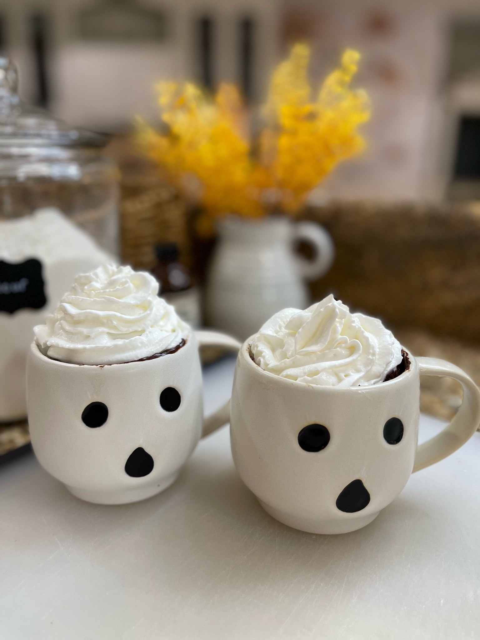 Fun Halloween stoneware mugs to make my tasty chocolate mug cake recipe! You must try it! Plus these mugs are on sale!

#LTKhome #LTKsalealert #LTKHoliday