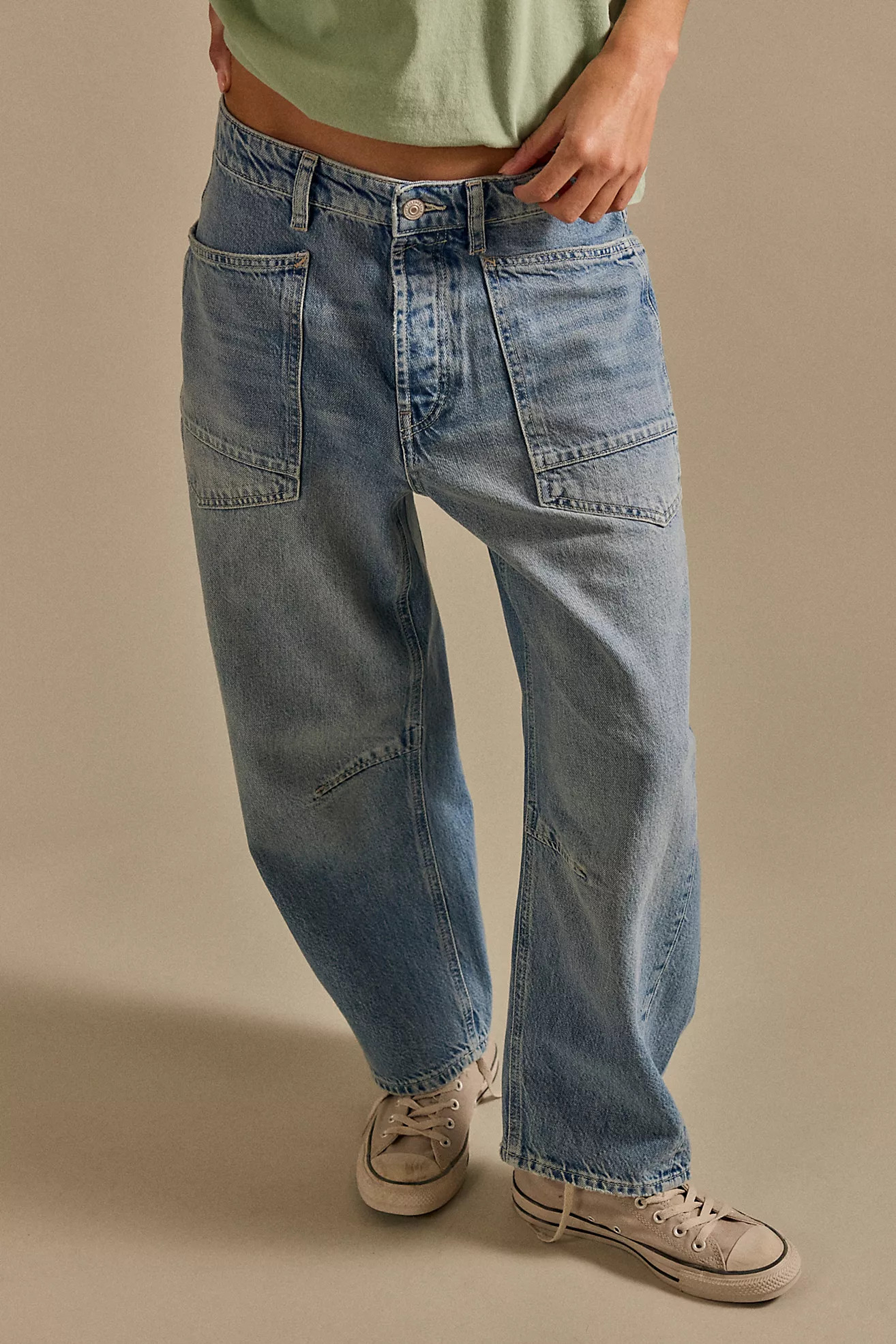 We The Free Minimalist Moxie Barrel Jeans | Free People (Global - UK&FR Excluded)