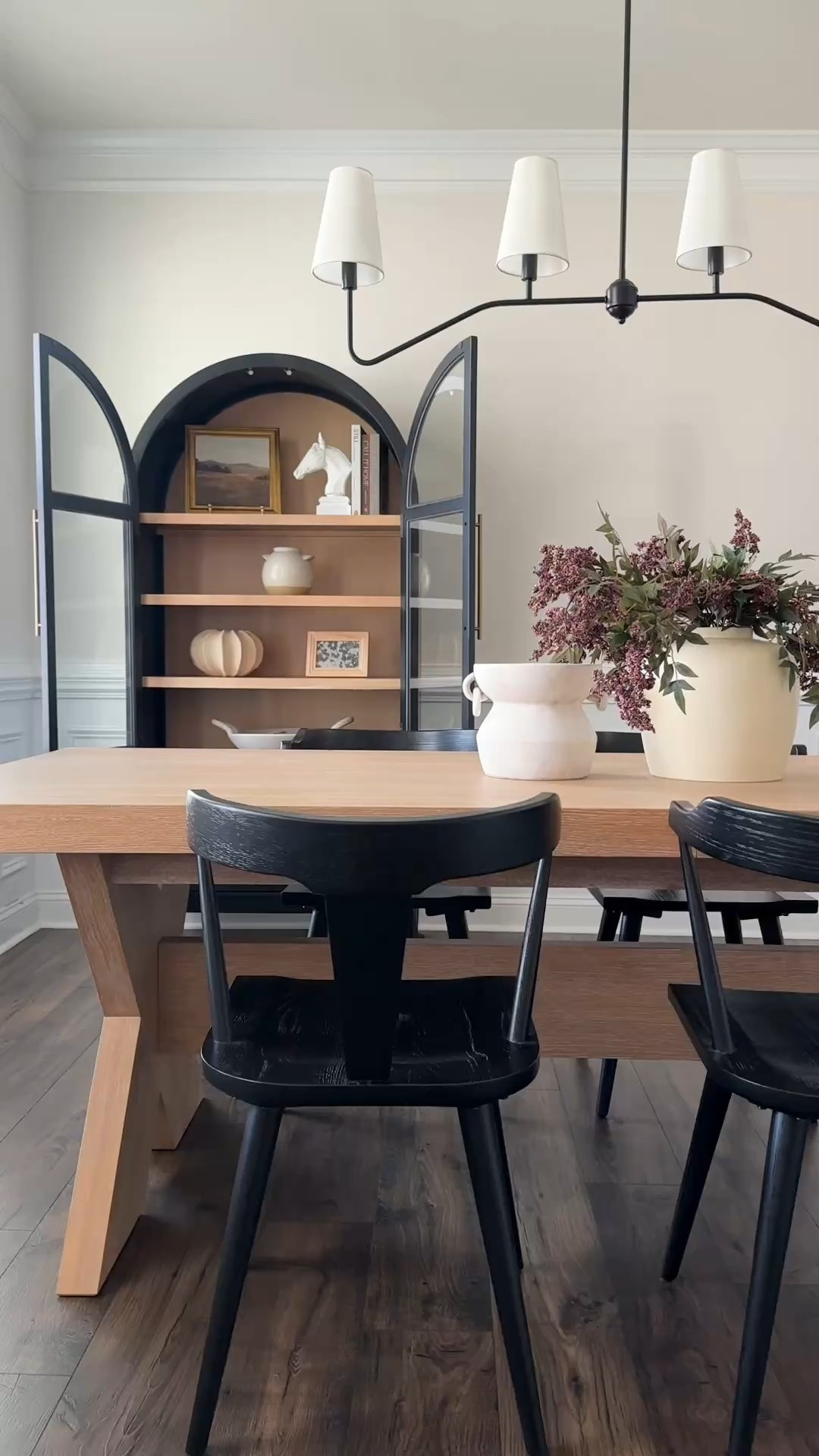 Dining room details for spring 



Dining room, dining room decor , neutral decor , home decor, spring decor , arched cabinet , faux florals , modern farmhouse , modern organic 

#LTKHome