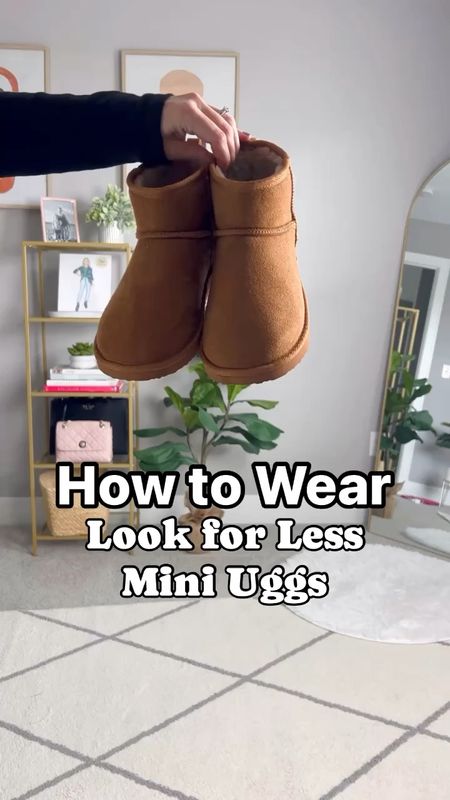 How to wear look for less mini Uggs. My boots are from Stitch Fix. I have them in a size 7.5. 

#LTKSeasonal #LTKfindsunder100 #LTKsalealert