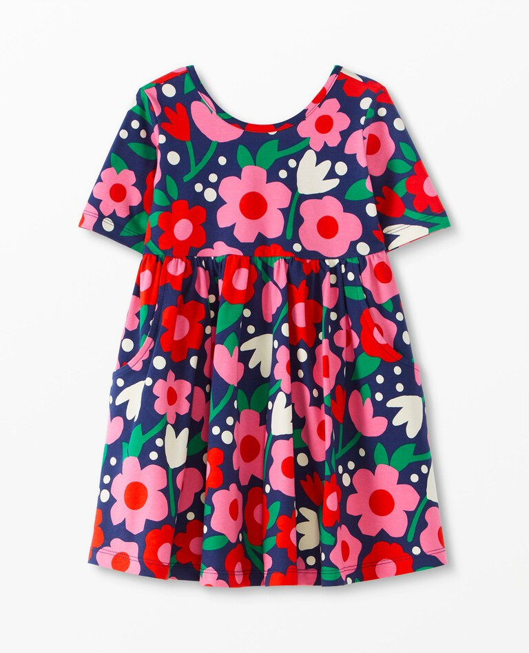 Print Super Soft Skater Dress | Hanna Andersson
