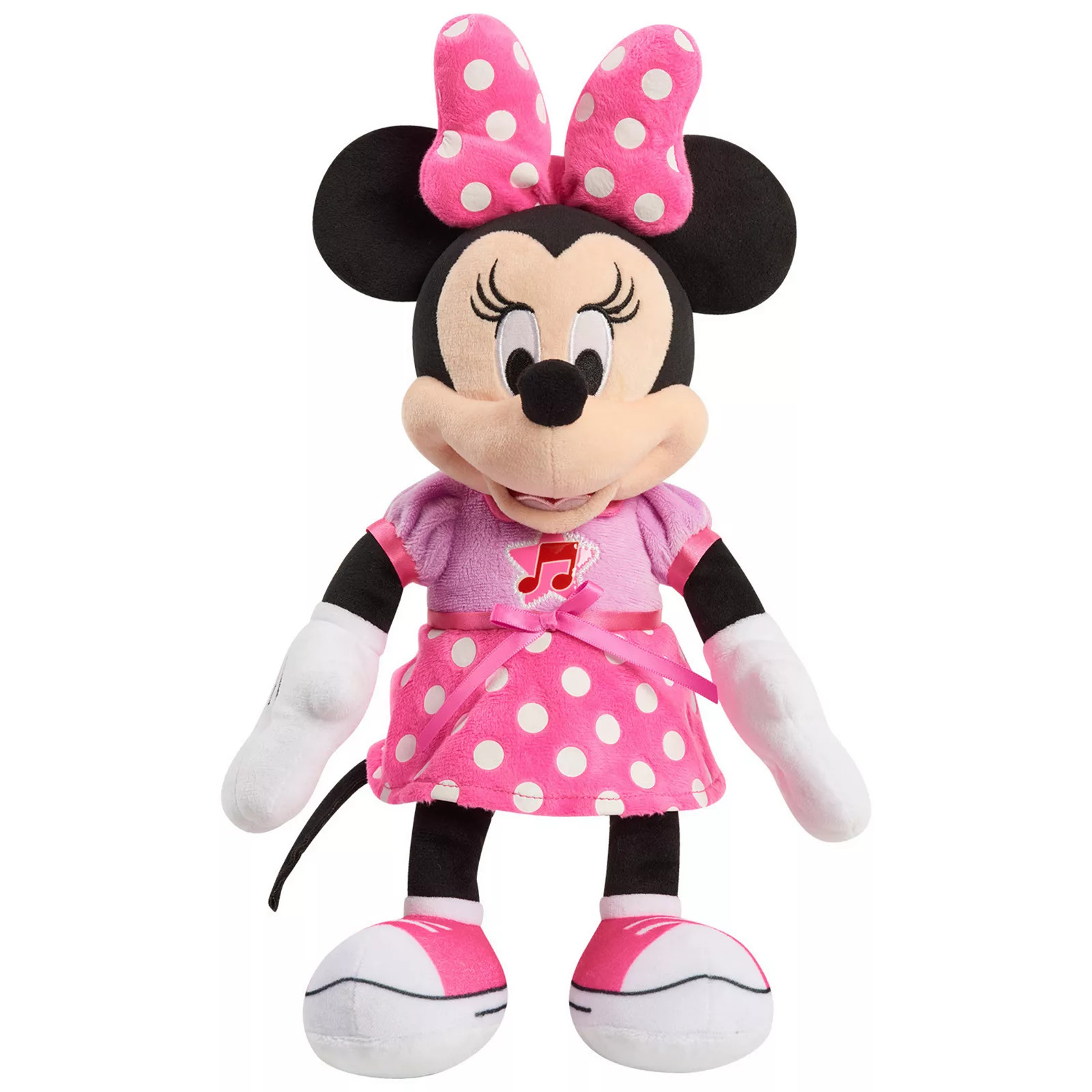 Disney Junior Mickey Mouse Funhouse Singing Fun Minnie Mouse Plush, Multicolor | Kohl's