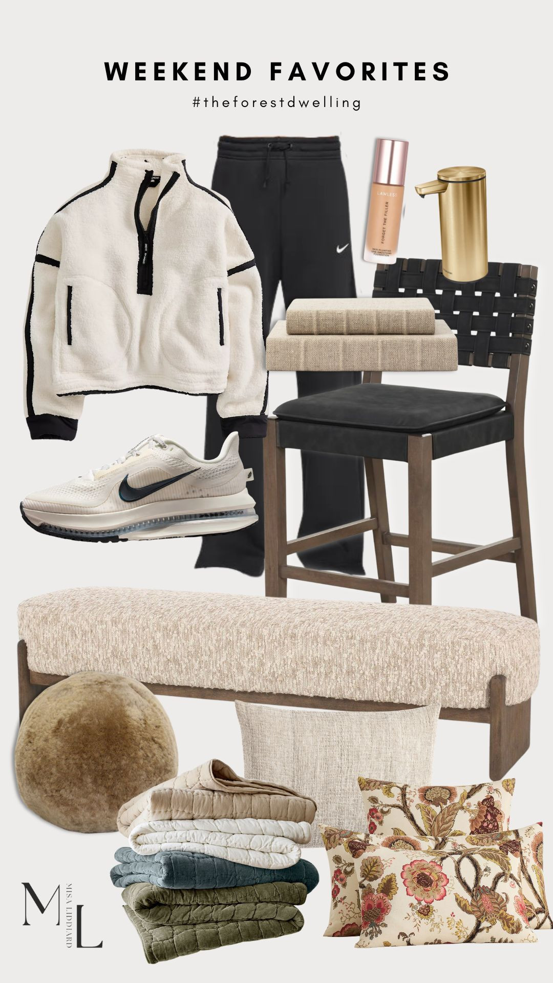 Weekend faves! These shoes feel like walking on a cloud. I love the half zip fleece. Perfect for those chilly mornings in the spring. Phoenix sweats on repeat! These bedding pieces were all used in my spring bedroom refresh. Obsessed! 

 #LTKdayinmylife #LTKSeasonal #LTKHome