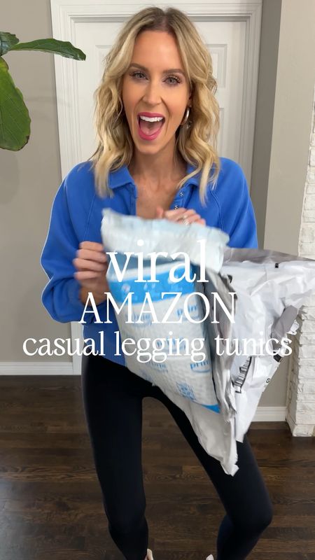 Viral Amazon casual legging sweatshirts! These Amazon tunic sweatshirts are all perfect to wear with leggings casually in the fall! All are long sweatshirts that will cover and leave you feeling cute and ready for whatever your day holds! 

#LTKfindsunder50 #LTKfindsunder100