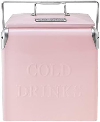 Permasteel 14-Quart Small Cooler Ice Chest | Retro Vintage Classic Style Hard Metal Cooler, PS-A2... | Amazon (US)