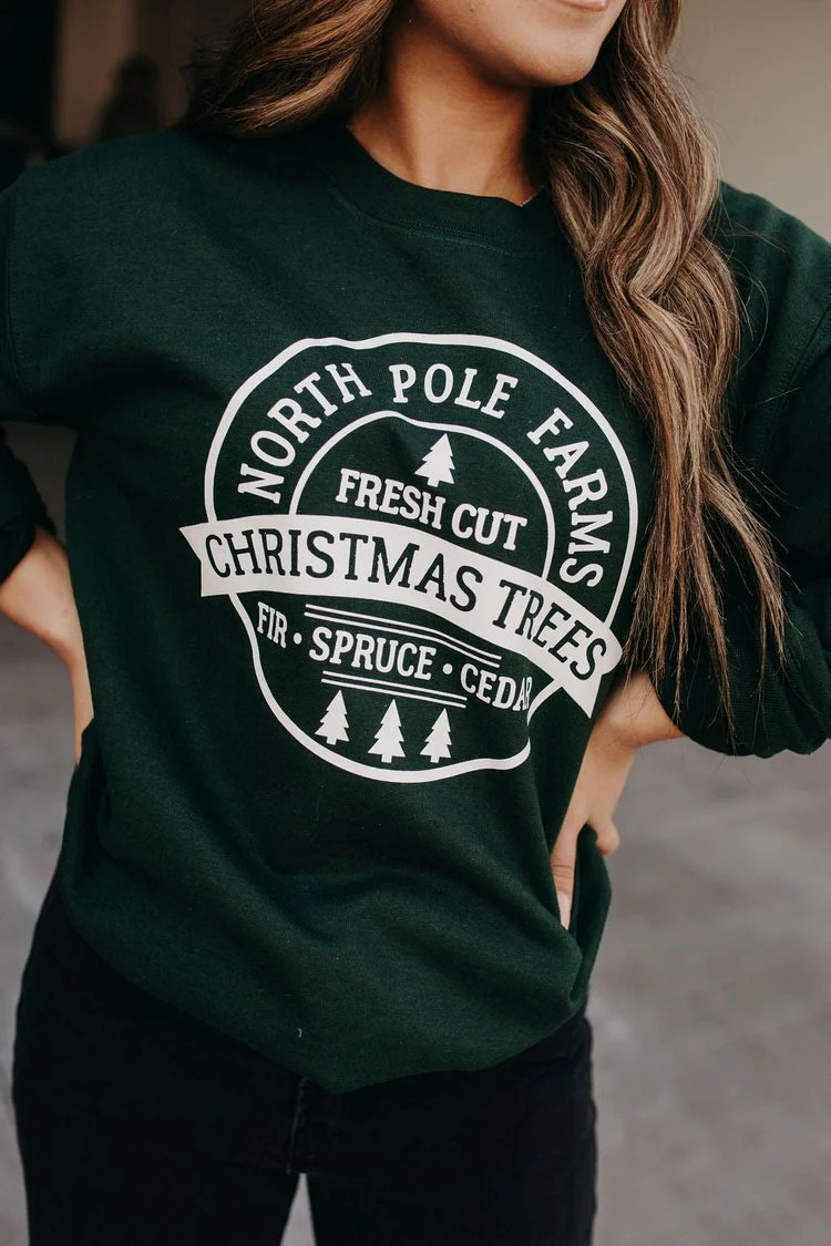North Pole Farms Sweatshirt | Mindy Mae's Market