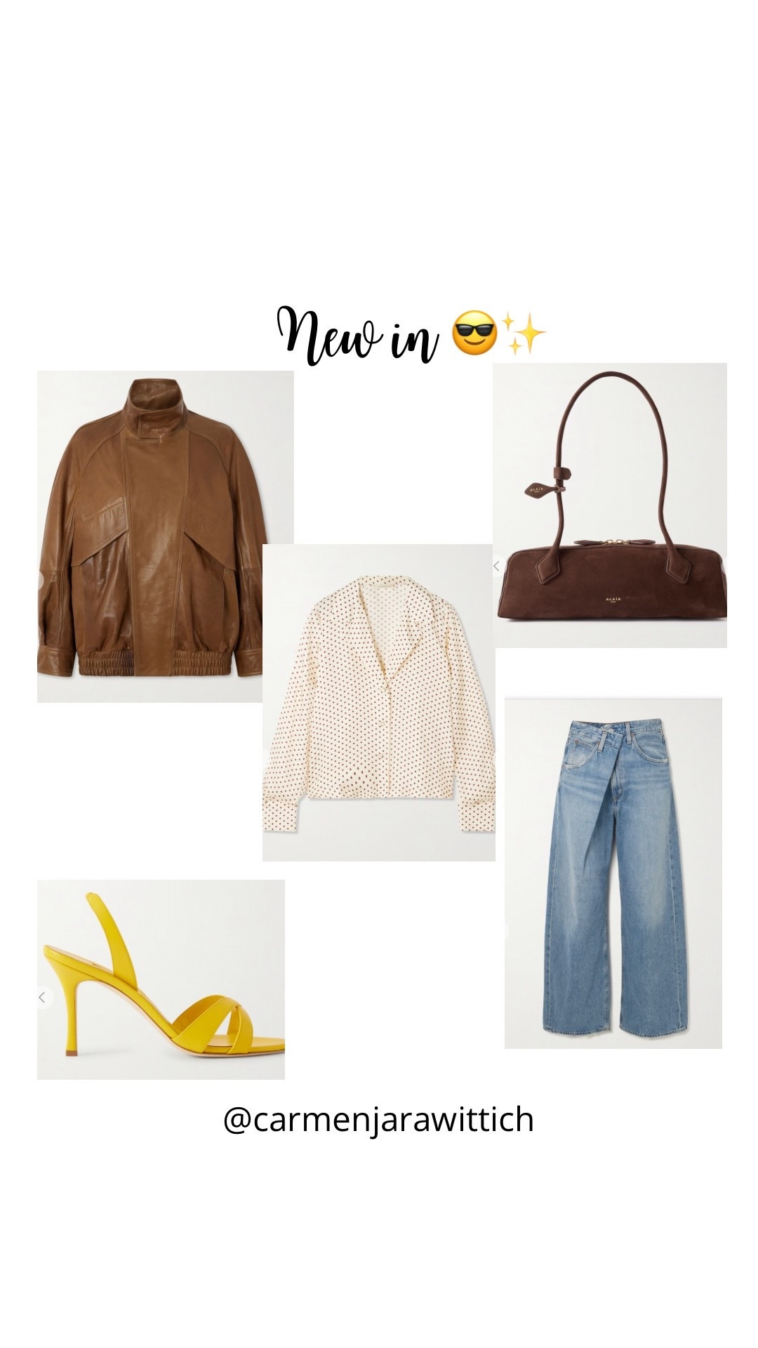 New in 😎

#ltkseasonal #ltkdeutschland #ltkeurope #ltkluxury #jeans #ltkbag #ltkshoes

#LTKOver40 #LTKspring #LTKspringtrends