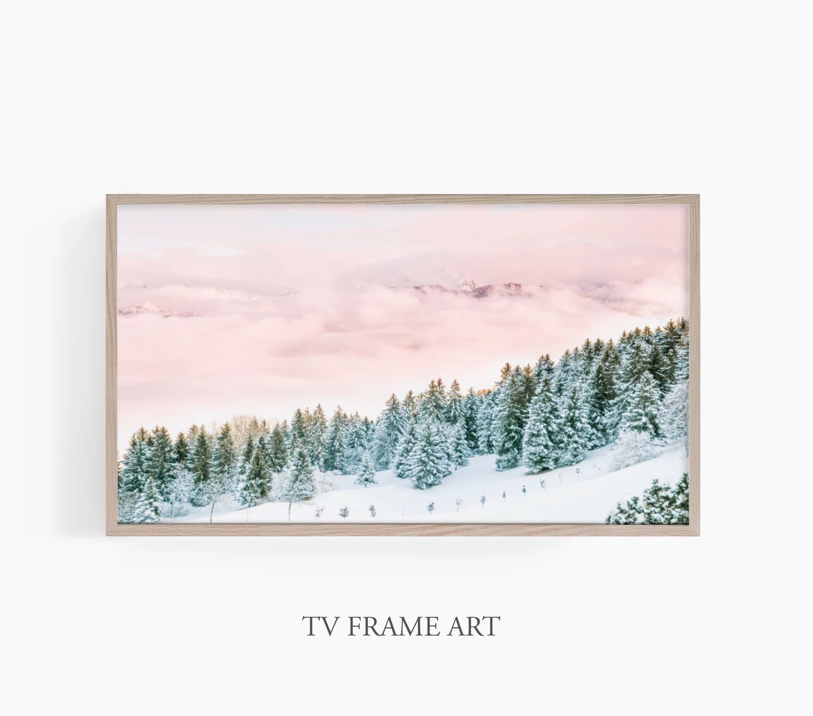 Read the full title
    Samsung Frame TV Art, Winter Art For TV, Snowy Landscape, Samsung Art Chr... | Etsy (US)