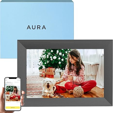 Aura Digital Picture Frame - 10.1" HD Display | Wirecutter's Best Digital Frame for Gifting - Sen... | Amazon (US)