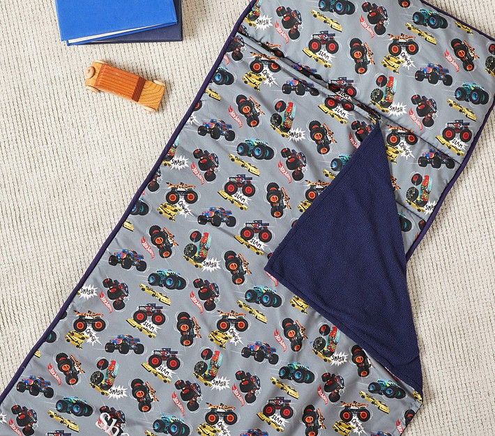 Mackenzie Hot Wheels™ Monster Trucks Nap Mat | Pottery Barn Kids