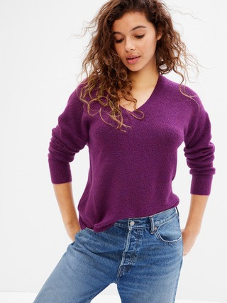 Forever Cozy V-Neck Sweater | Gap Factory