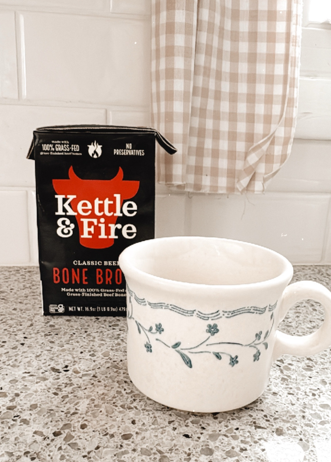 Beef bone broth is a nutrient-rich soup made by simmering bones in water. It is believed to have several health benefits, including: 

Joint Health: Bone broth contains collagen, which is a protein that helps support joint health. It also contains glucosamine and chondroitin, which are nutrients that may help reduce joint pain and stiffness. 

Gut Health: Bone broth contains glycine, which is an amino acid that helps heal and strengthen the gut lining. It also contains probiotics, which are beneficial bacteria that can improve digestion and boost immunity. 

Bone Health: Bone broth is a good source of calcium, magnesium, and phosphorus, which are essential for maintaining strong bones. 

Skin Health: Collagen in bone broth can help improve skin elasticity and reduce wrinkles. 

Sleep: Glycine in bone broth may promote relaxation and improve sleep quality. 

Other Benefits: Bone broth may also have anti-inflammatory, antioxidant, and detoxifying effects. 

#LTKFitness #LTKHome #LTKFamily