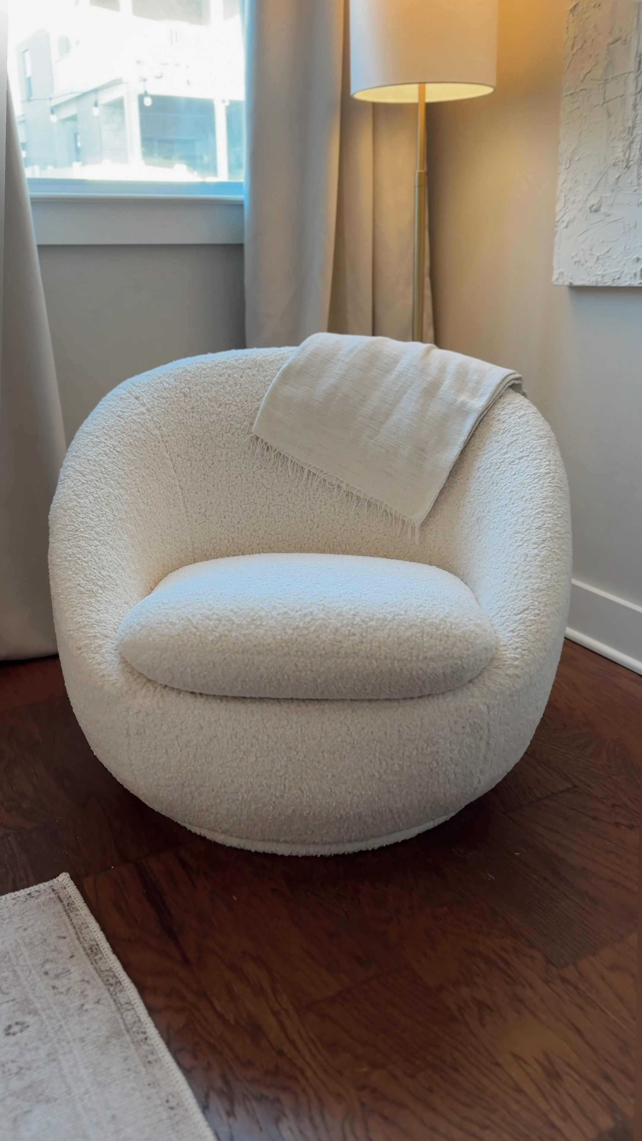 The most comfortable boucle accent chair at a fraction of the price of designer stores. I was worried it would be too small but it’s the perfect size! 

#LTKHome