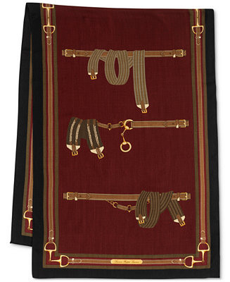 Equestrian Ribbon Wrap Scarf | Macy's