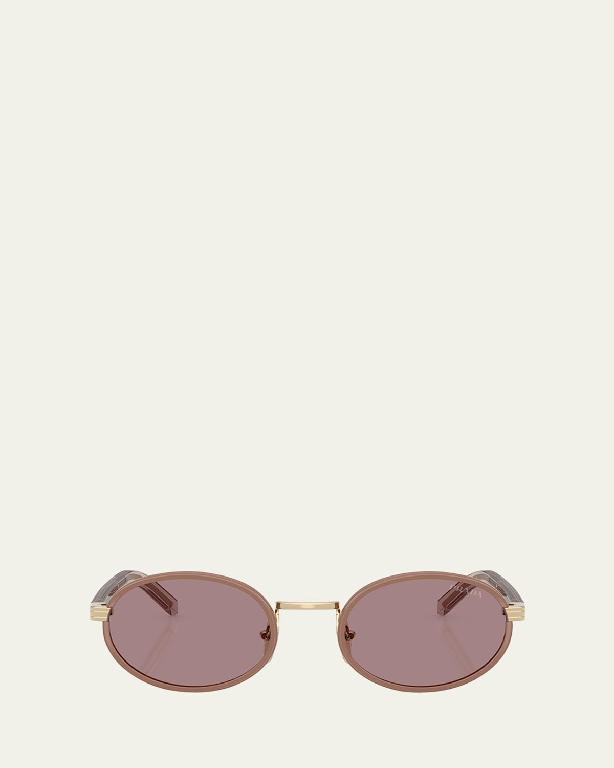 PR B56S Oval Steel Sunglasses | Bergdorf Goodman