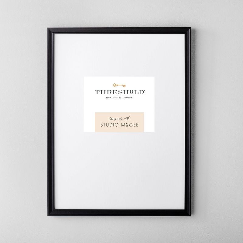 19.49" x 25.49" Matted to 8" x 10" Gallery Single Image Frame Black - Threshold™ designed with ... | Target