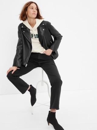 Faux-Leather Moto Jacket | Gap (CA)