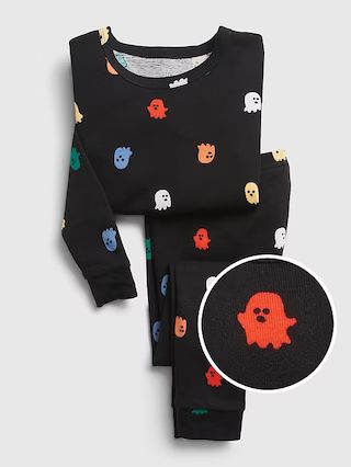 babyGap 100% Organic Cotton Ghost Print PJ Set | Gap (US)