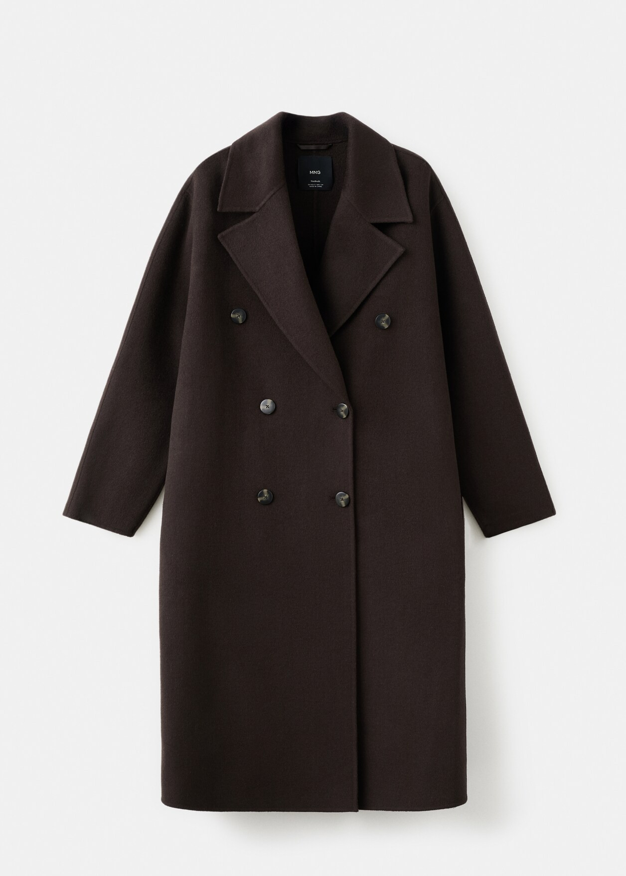 Handmade oversized wool coat | MANGO (UK)