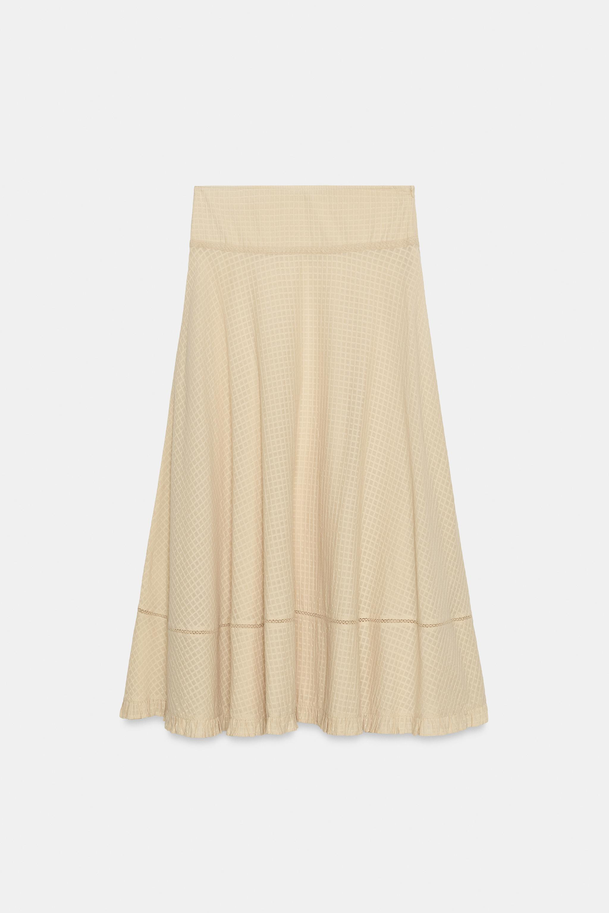 STRUCTURED LONG SKIRT | Zara US