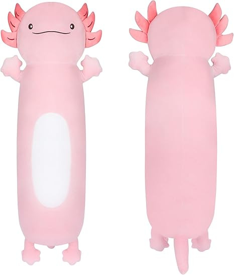 Dalmao 36" Giant Pink Axolotl Stuffed Animal, Cute Soft Long Axolotl Plush Large Body Pillow Big ... | Amazon (US)