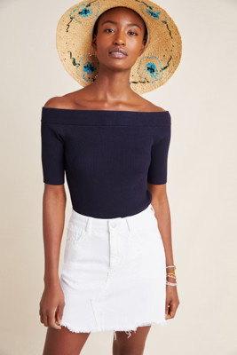 DL1961 Georgia Denim Mini Skirt | Anthropologie (US)