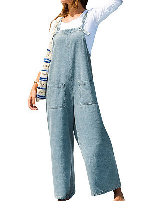 Cupshe Women's Laid Back Layers Blue Jumpsuit - Macy's | Macy's