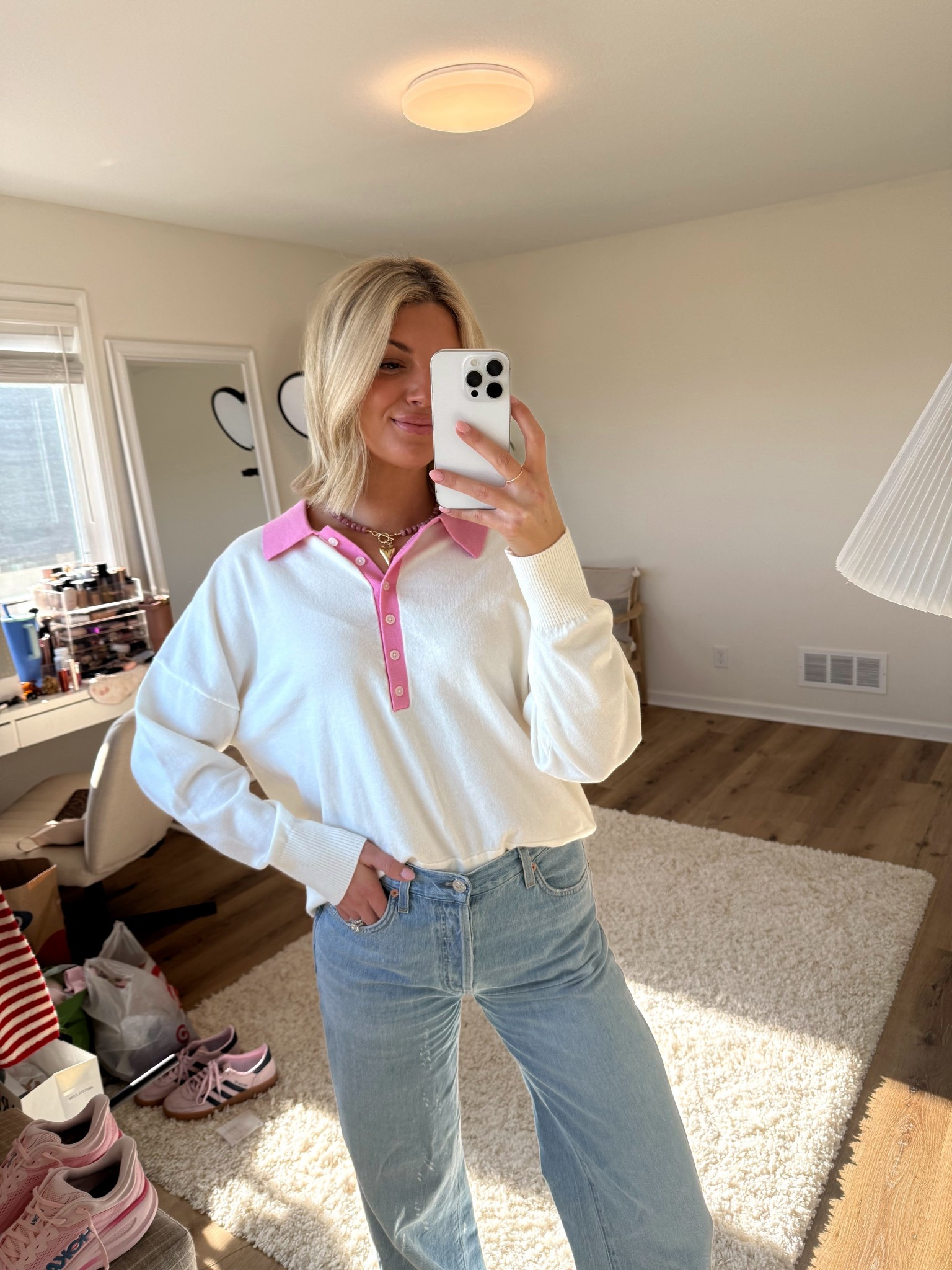 I’m in a large top! 

#LTKmomlife #LTKootd #LTKSaleAlert