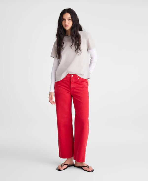 Low-Slung Baggy Crop Jean | Madewell