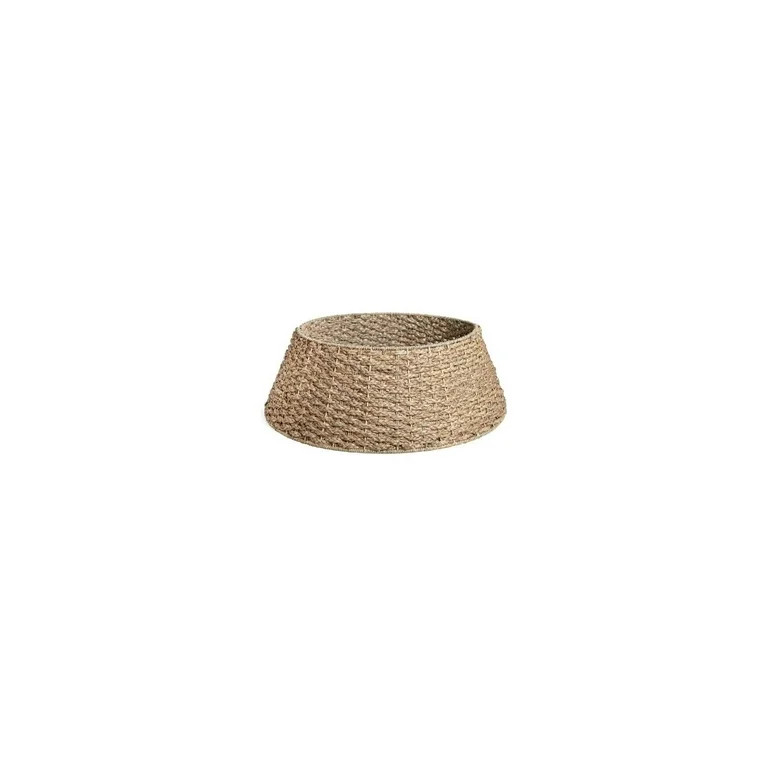 Natural Seagrass Christmas Tree Collar - Fits Around a Tree up to 8 Ft - Rustic or Beach Theme Tr... | Walmart (US)