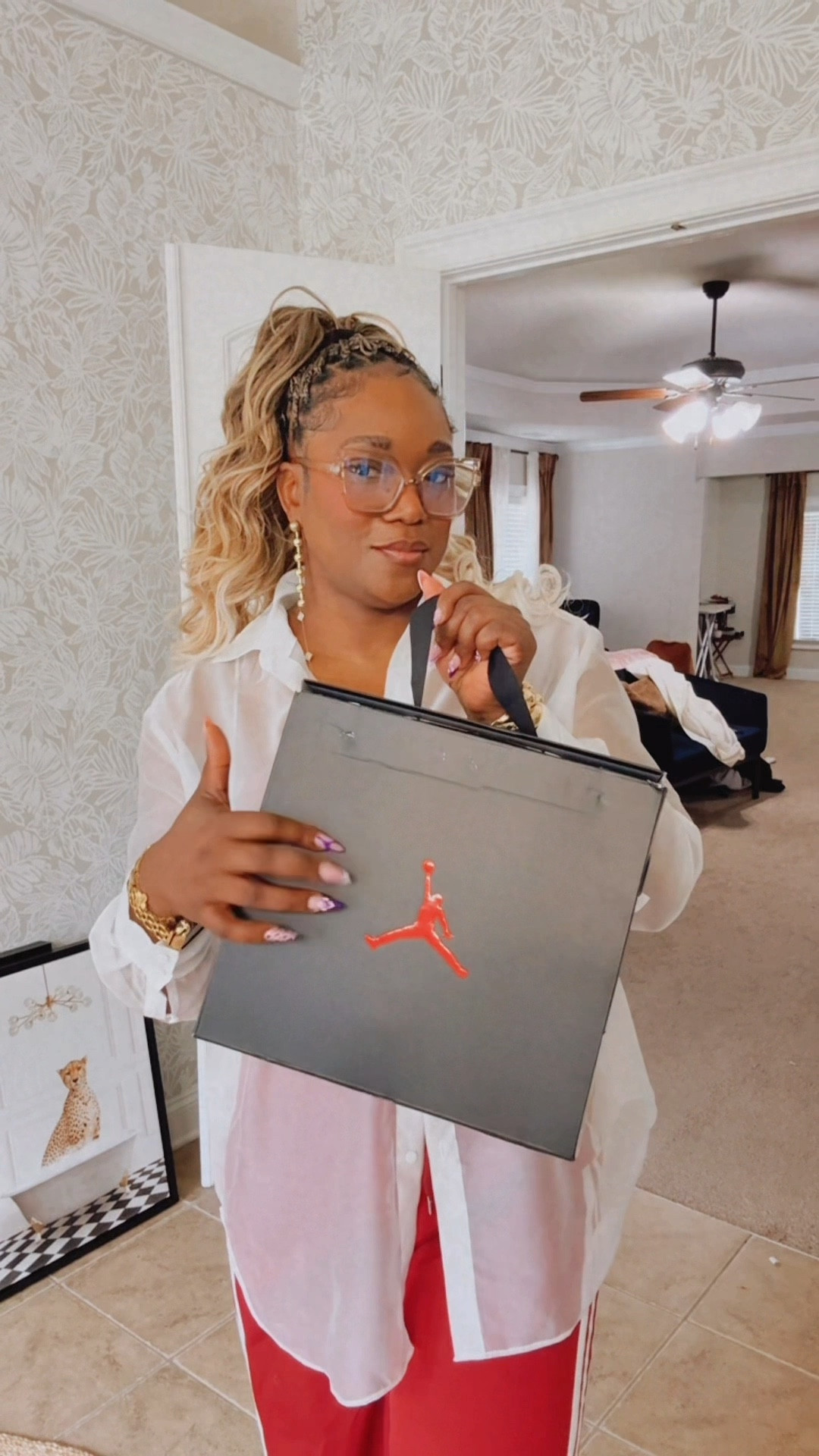 “Okay, these are not your traditional Jordans, and that’s exactly why I love them. Look at this chunky sole — almost three inches of extra height. The red with the gold swoosh? Baby, these are a statement. I grabbed these to add a little edge to my outfits because sometimes your shoes are the whole look. If you see me stepping a little taller lately… it’s because the Jordans understood the assignment.”@Nike US 

#LTKSpringSale #LTKootd #LTKOver40