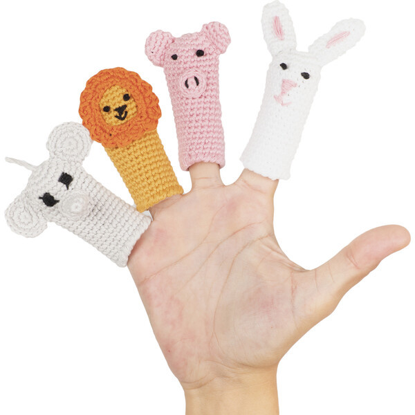 The Explorers Finger Puppets  Organic Handmade | Maisonette
