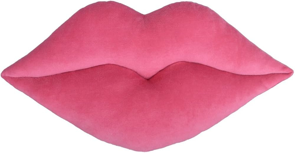 KINGROSE Polypropylene 3D Lip Soft Decorative Throw Pillow Velvet Cushion Home Decor for Bed Livi... | Amazon (US)
