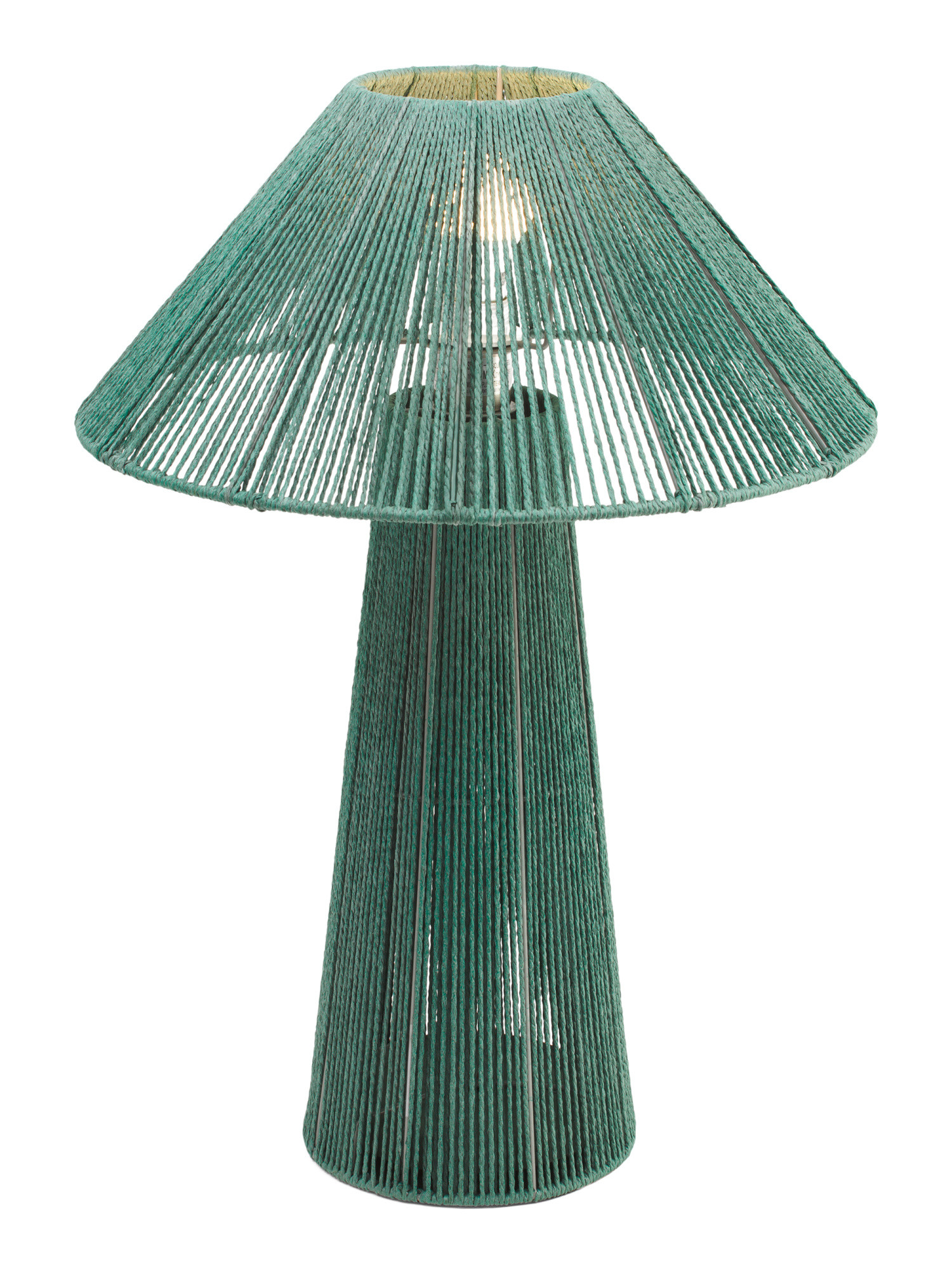 25in Rattan Rope Table Lamp With Matching Shade | Bedroom | Marshalls | Marshalls