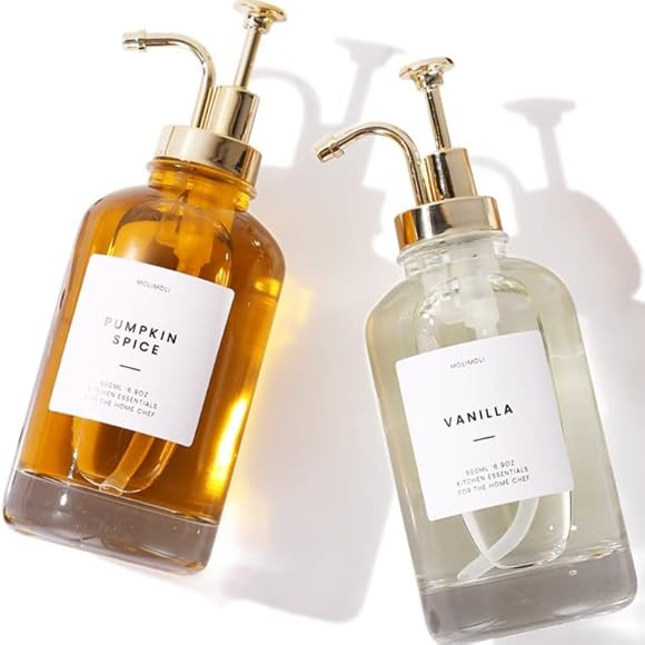 MoliMoli Coffee Syrup Dispenser for Coffee Bar, Coffee Pump Dispenser, Glass Syrup Bottle w. Pump... | Amazon (US)