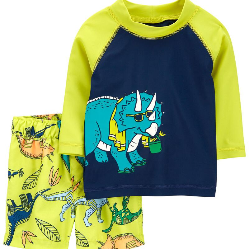 Baby Dinosaur 2-Piece Rashguard Set | Carter's