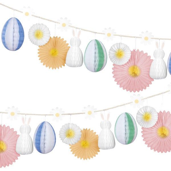 Honeycomb Easter Bunny Garland - Meri Meri Party & Tabletop | Maisonette | Maisonette