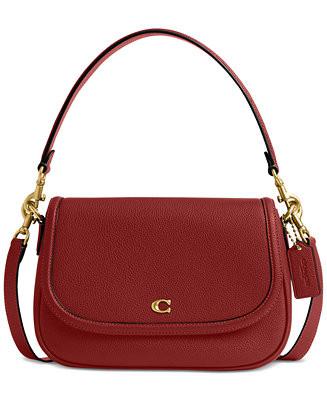 Legacy Small Pebbled Leather Shoulder Bag | Macy's