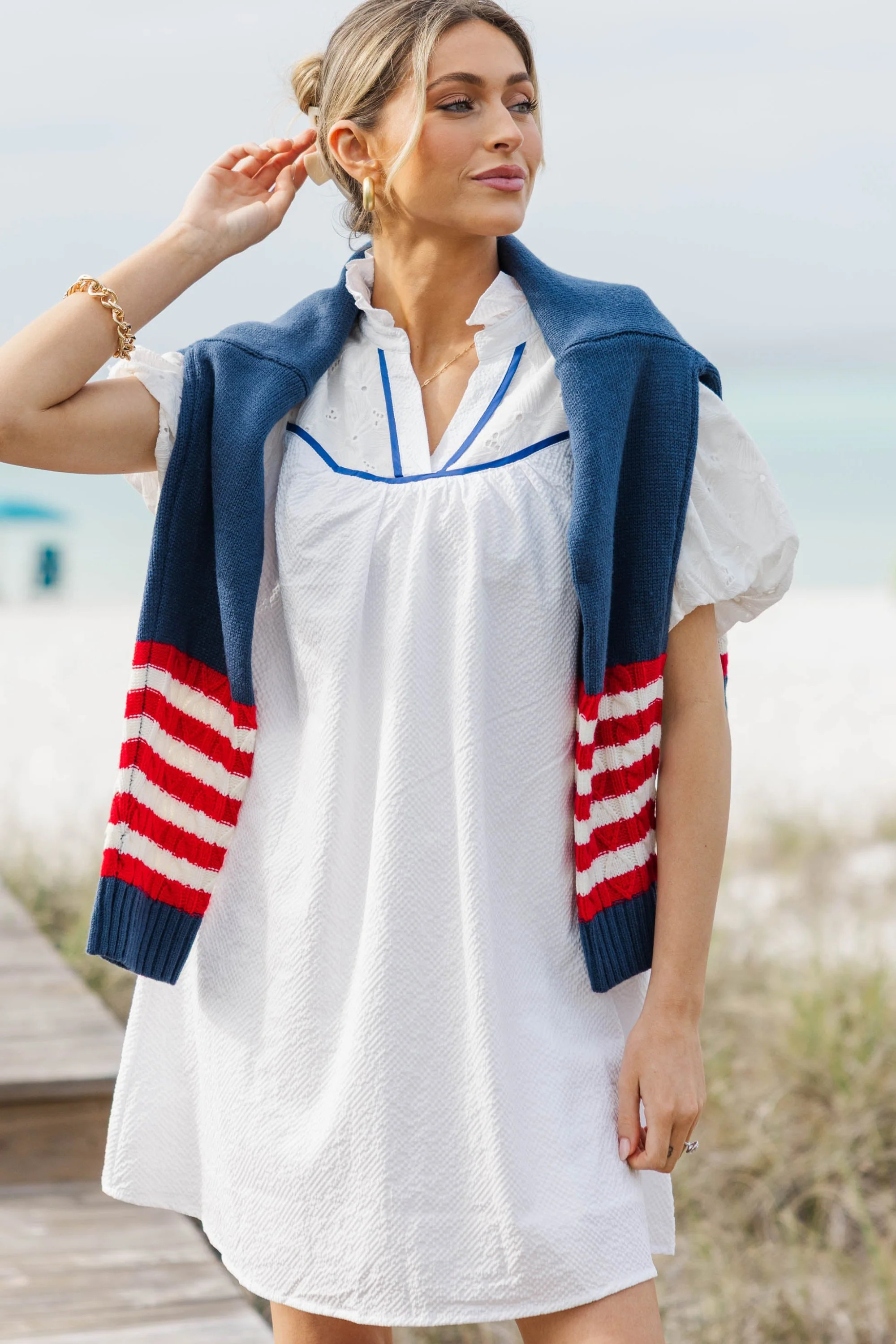 With All My Love White Dress | The Mint Julep Boutique