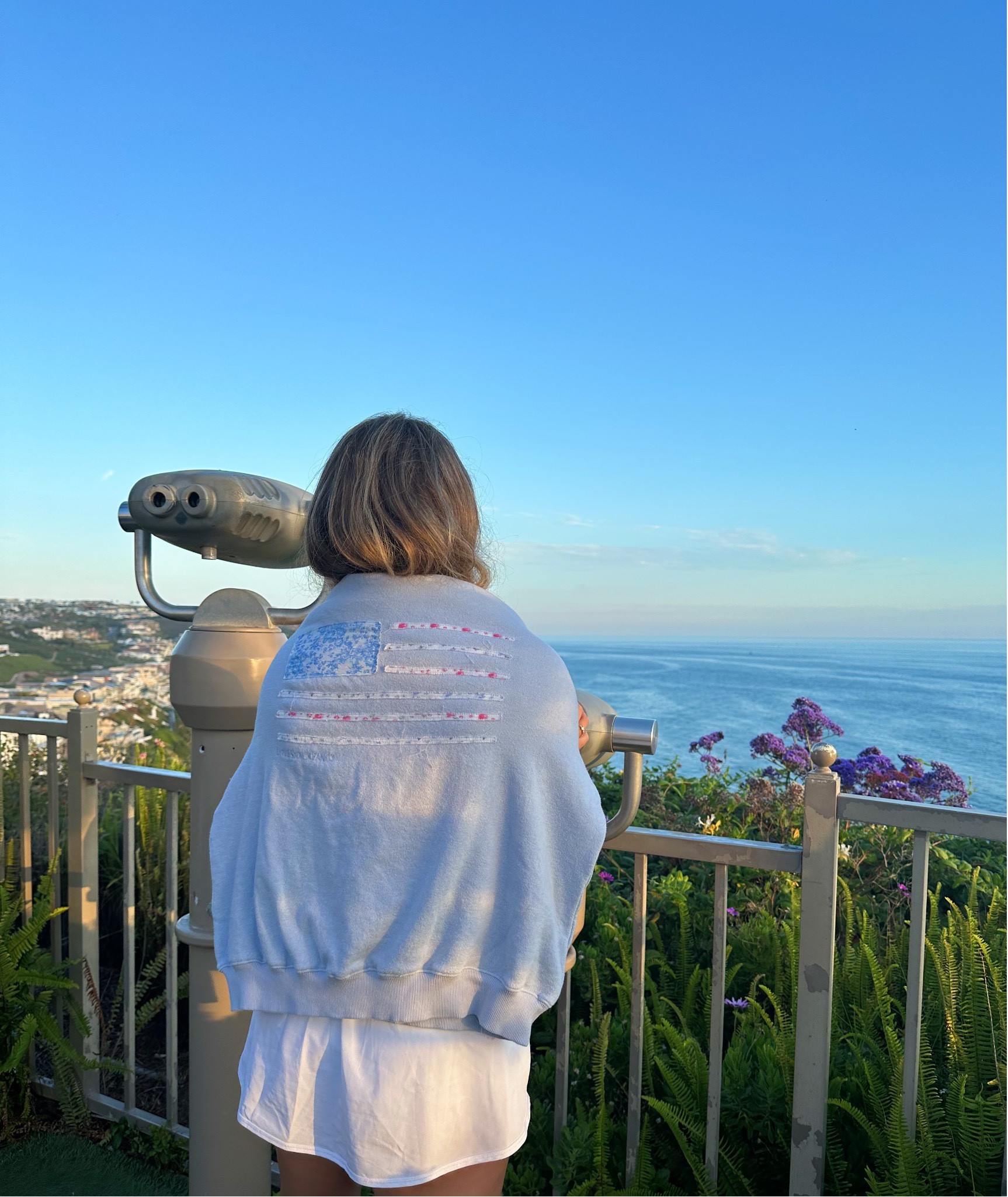 Cutest LoveShackFancy flag sweatshirt 🤍 summer ootd | summer outfit inspo | summer outfit ideas | chic summer outfit inspo | coastal granddaughter outfit inspo | preppy outfit inspo | preppy summer outfit inspo | teen girl style | teen girl style inspo | alo yoga tennis skirt | California ootd | SoCal outfit inspo 

#LTKSeasonal #LTKSummerSales #LTKStyleTip