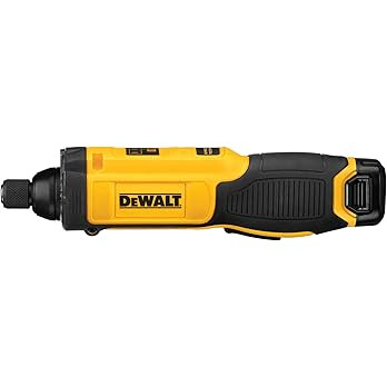 DEWALT 8V MAX Cordless Screwdriver, Gyroscopic, Rechargeable, Battery Included (DCF682N1),Black | Amazon (US)