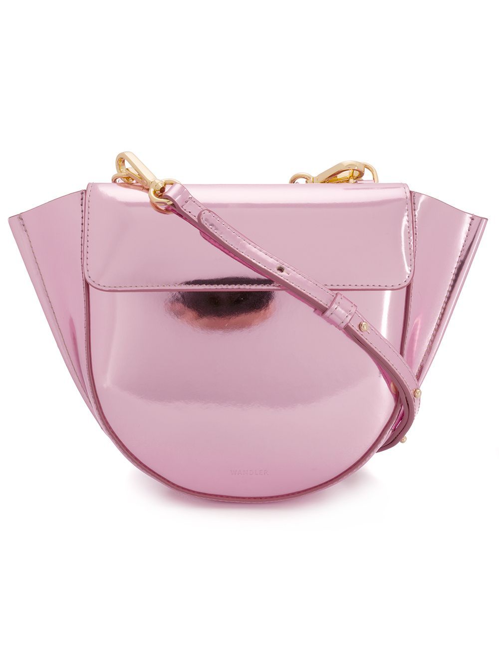 Wandler mini Hortensia metallic bag - Pink | FarFetch US