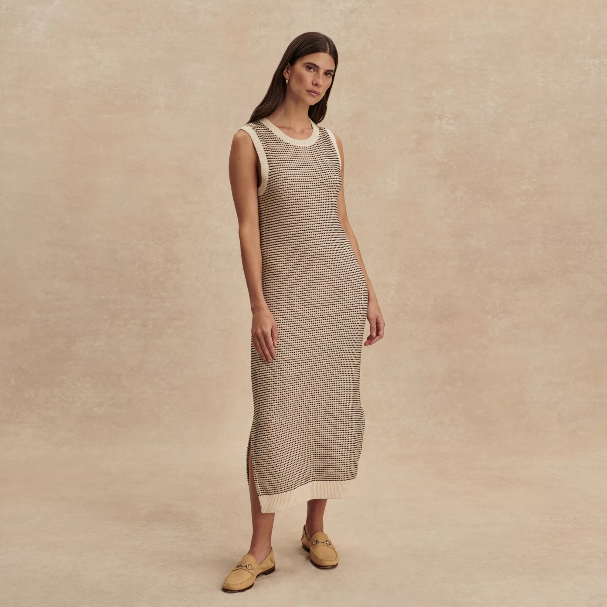 Varley Women's Sadia Stitch Knit Dress, XS, Birch | DICK'S Sporting Goods