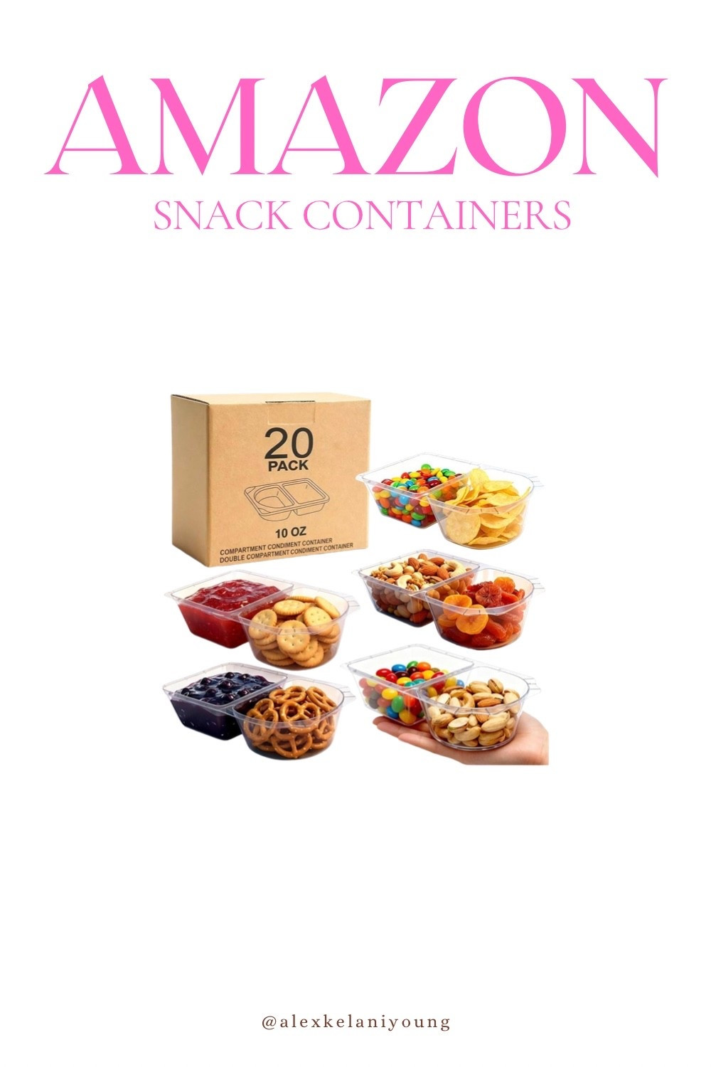 Amazon snack containers 
10oz pack of 20 

#LTKfoodie #LTKSaleAlert