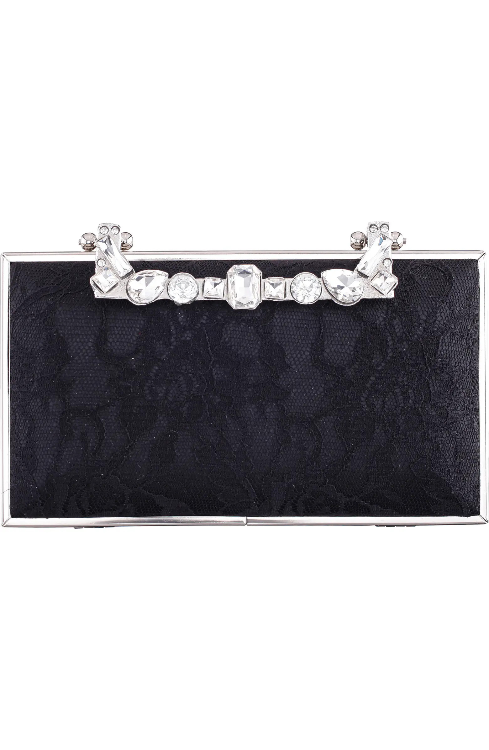 Nina Boujee Crystal Lace Clutch | Nordstrom | Nordstrom