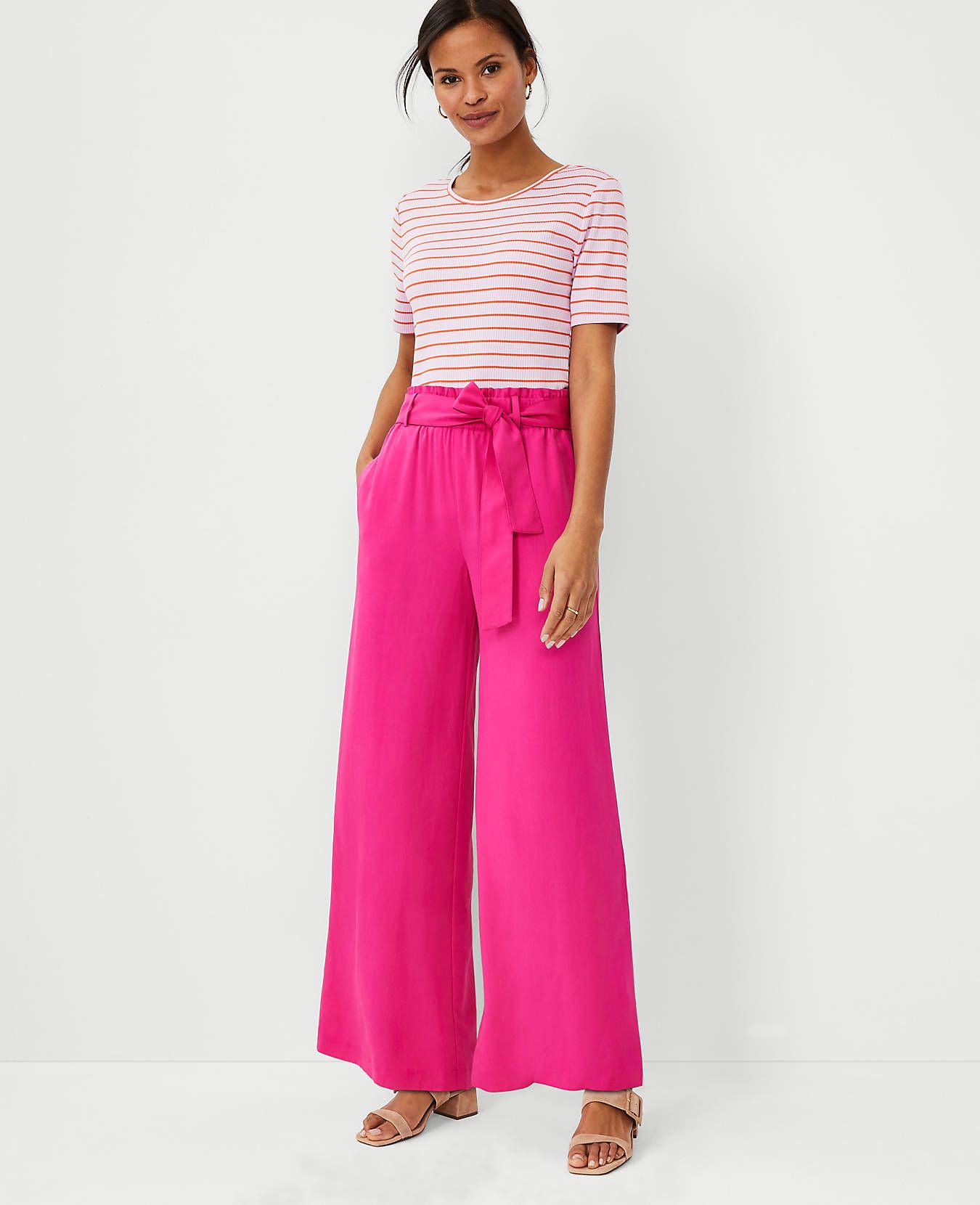 The Tie Waist Pant | Ann Taylor | Ann Taylor (US)