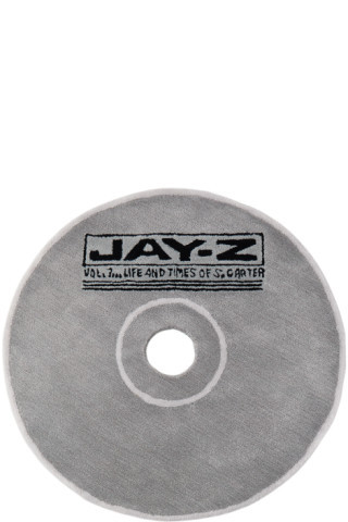 SSENSE Exclusive Grey Handmade CD Rug | SSENSE
