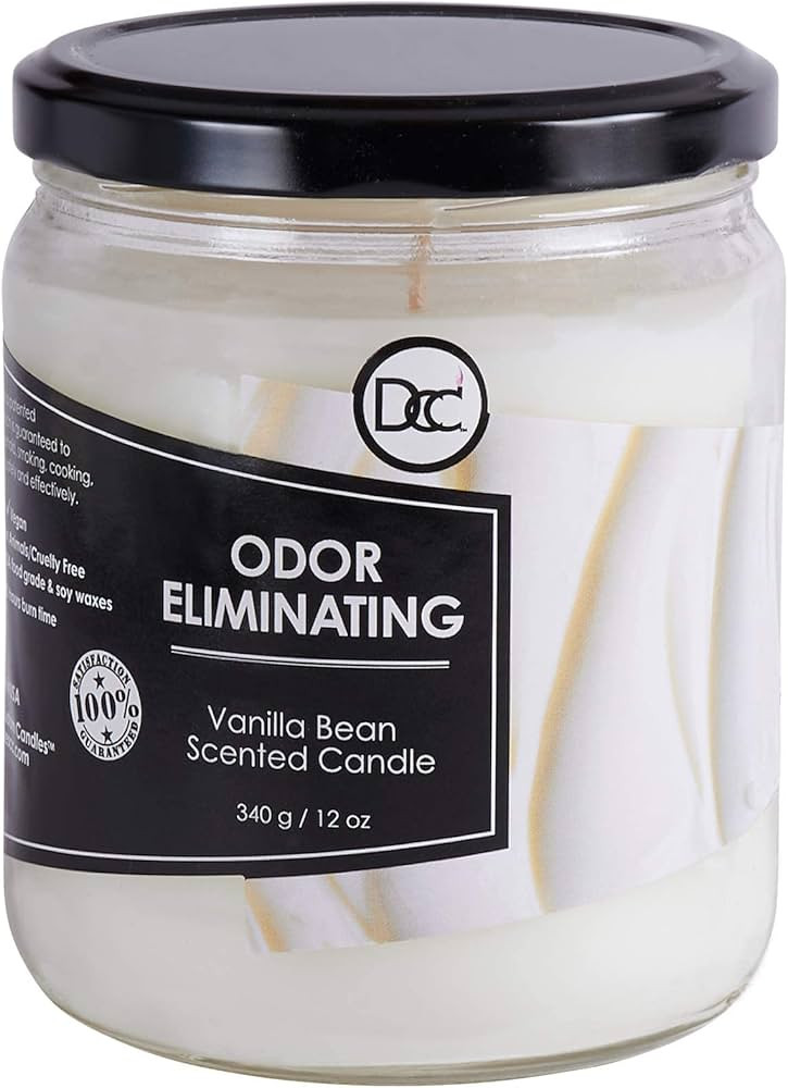 Vanilla Bean Odor Eliminating Highly Fragranced Candle - Eliminates 95% of Pet, Smoke, Food, and ... | Amazon (US)