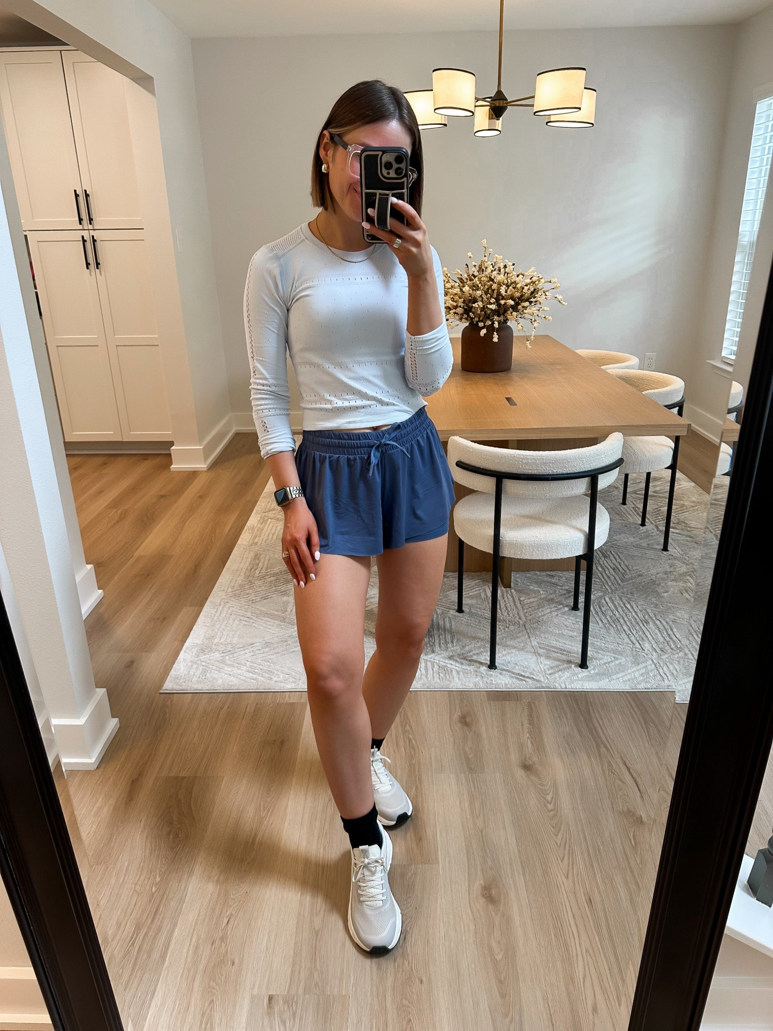 CALIA Women's Pointelle Seamless Long Sleeve T-Shirt size small and is on sale for $11! 

Harmony and Balance flowy active shorts, Fabletics built in bra sports bra twist back tank 

On Cloud Form 2 TT in ivory/cream 

Workout shorts, workout top, workout tank, pastel top, activewear, athletic shorts, On Cloud sneakers, On Cloud, sneakers, travel outfit, lounge outfit, gold jewelry, stack ring, gold band, sports bra, flutter shorts, butterfly shorts 

#LTKTravel #LTKSummerEdit #LTKActive